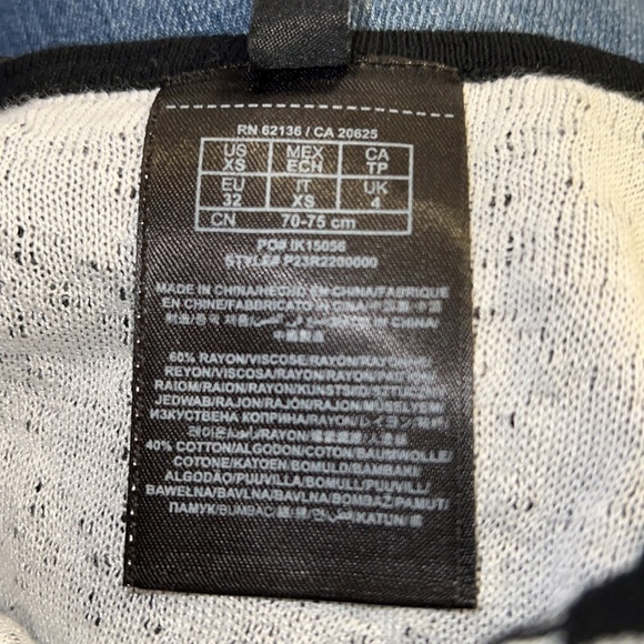 Guess Marciano sleeveless tank  knit dress midi flutter bottom Sz XS - Picture 8 of 8